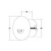 BRUMBERG Adapt wall foco LED, blanco mate