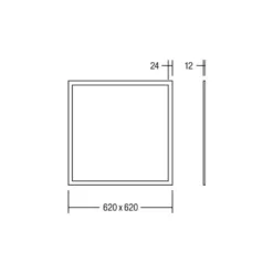 BRUMBERG Ailis Panel LED microprisma 3000K Dali