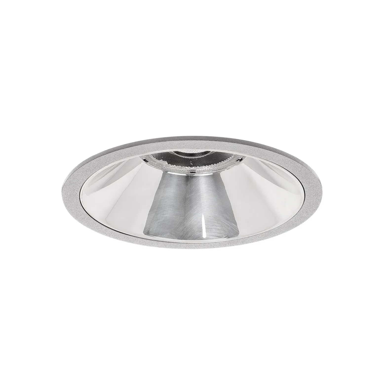 BRUMBERG Apollo Midi, liso, redondo, DALI, 3.000 K, plata