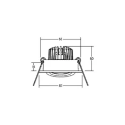 BRUMBERG BB18 dim2wam RC caja conexiones alu mate