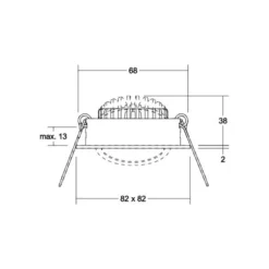 BRUMBERG BB05 empotrado DALI caja conexiones negro