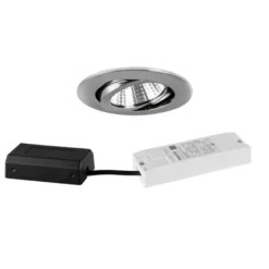 BRUMBERG BB03 empotrado DALI caja conexiones cromo