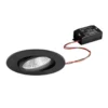 BRUMBERG BB23 empotrado IP65 no atenuable negro