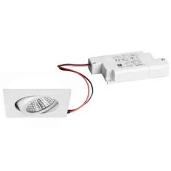 BRUMBERG BB05 empotrado RC driver angular blanco