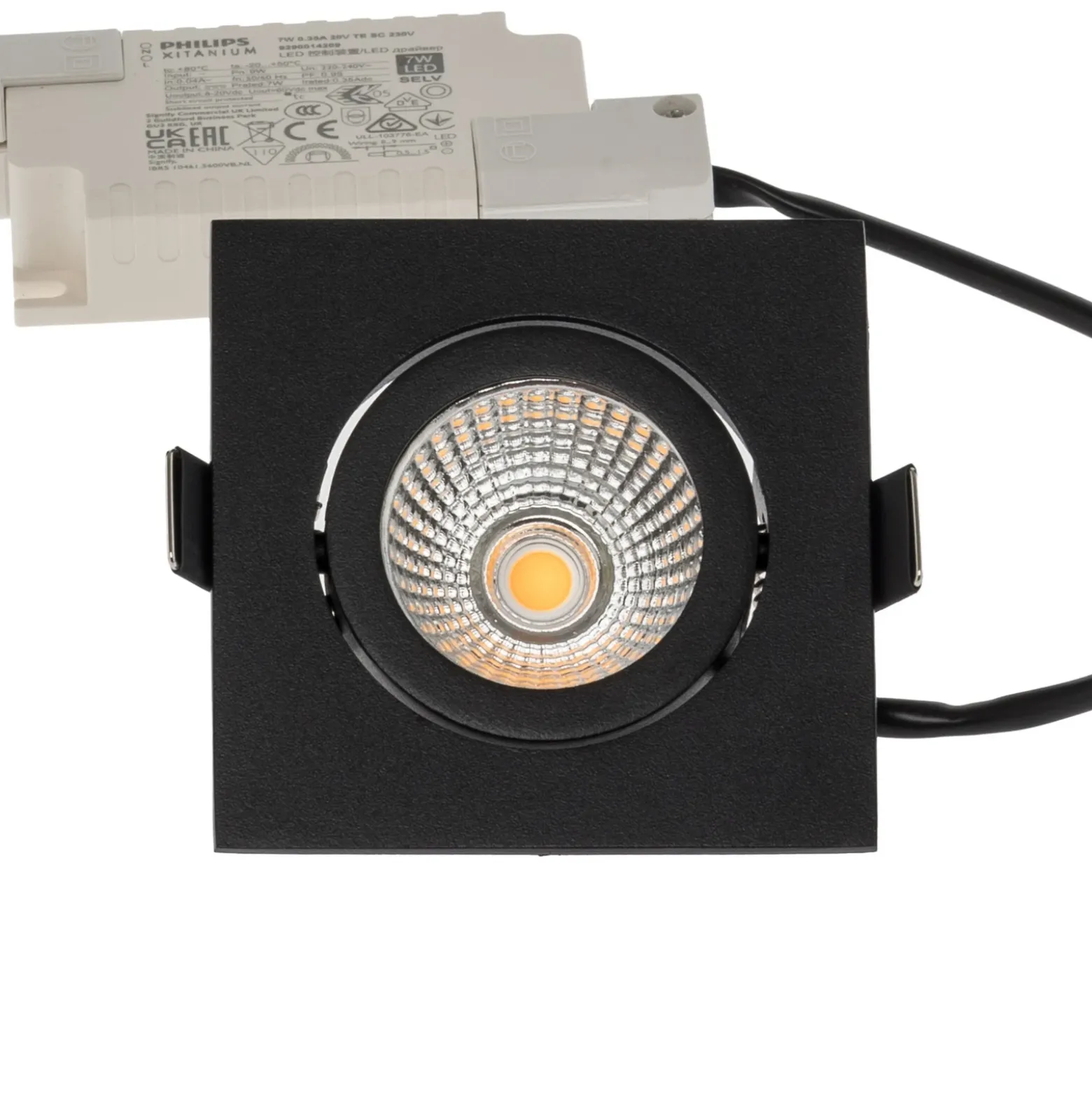 BRUMBERG BB05 empotrado RC driver angular negro