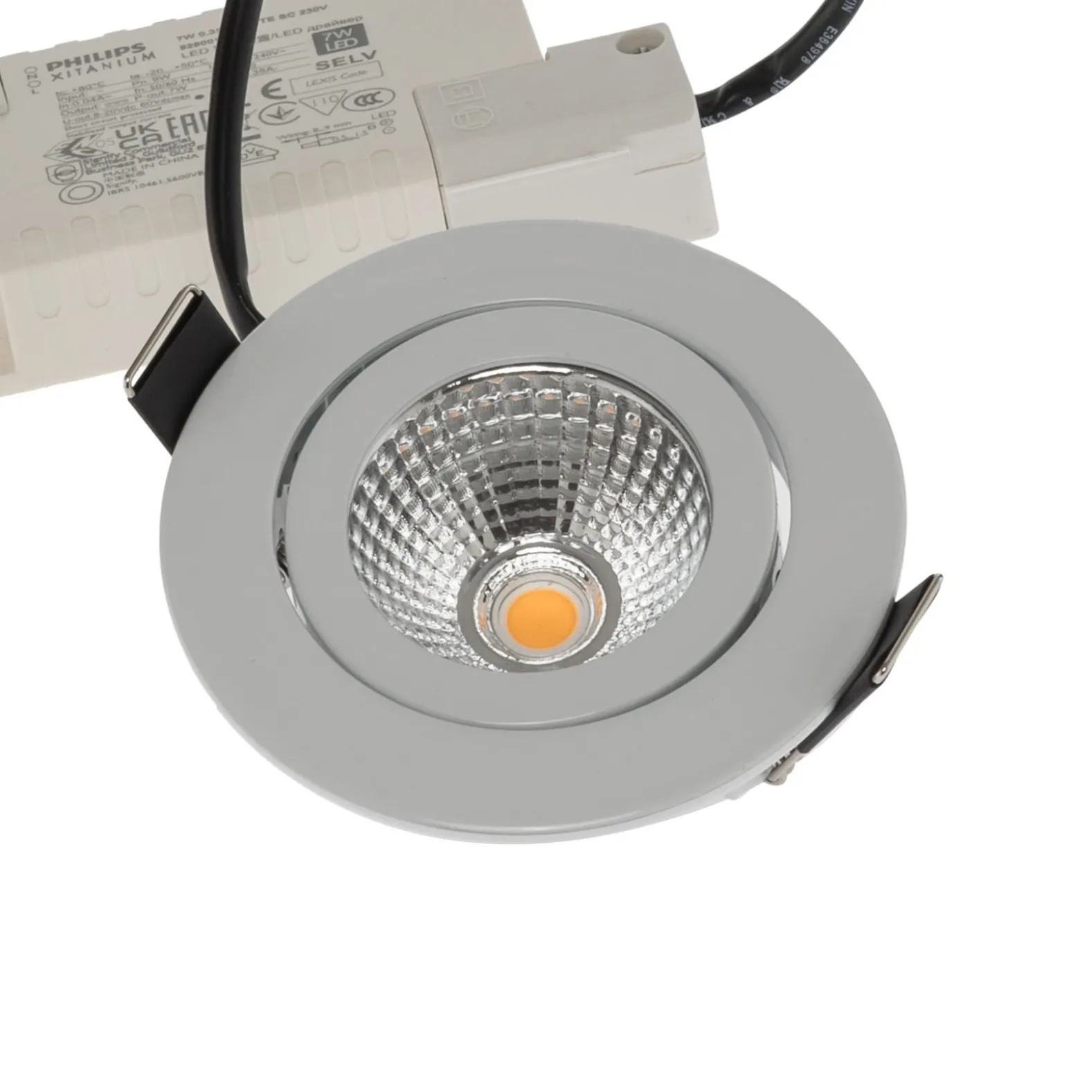 BRUMBERG BB03 empotrado RC driver angular blanco