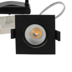 BRUMBERG BB25 foco empotrable IP65 RC caja de conexiones negro mate