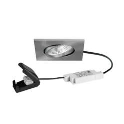 BRUMBERG BB25 foco empotrable IP65 RC caja de conexiones níquel mate