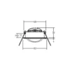BRUMBERG BB03 foco empotrado no atenuable, níquel