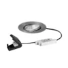 BRUMBERG BB23 foco LED IP65 atenuable caja de conexiones níquel mate
