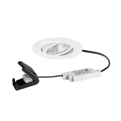BRUMBERG BB23 Foco LED IP65 Caja de conexiones atenuable blanco texturado