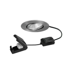 BRUMBERG BB23 foco LED IP65 caja de conexiones on/off níquel mate