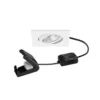 BRUMBERG BB25 foco LED IP65 caja de conexiones on/off blanco texturado