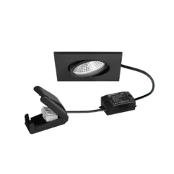 BRUMBERG BB25 foco LED IP65 caja de conexiones on/off negro mate