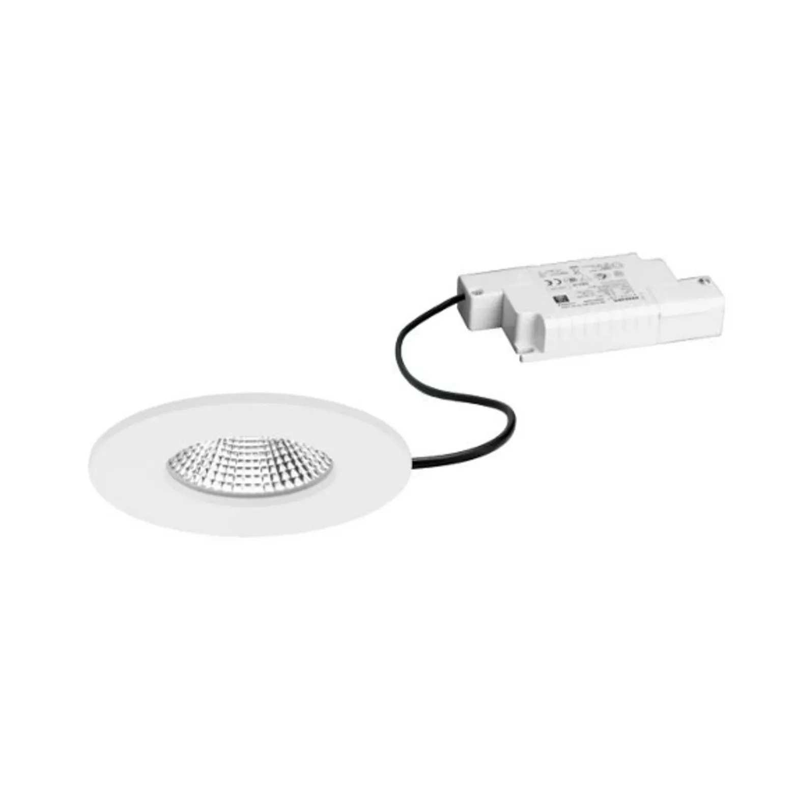 BRUMBERG BB20 IP65 transformador empotrable angular blanco