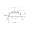 BRUMBERG BB05 Transformador foco RC caja de conexiones redonda negro mate