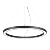 BRUMBERG Biro Circle Ring5 directo Ø 75 cm DALI negro 4000K