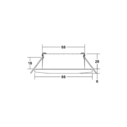 BRUMBERG Chooose empotrada LED redondo blanco