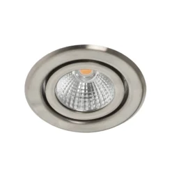 BRUMBERG Foco empotrable LED BB09, RC atenuable, acero inoxidable