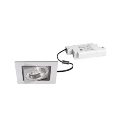 BRUMBERG Foco empotrable LED Abran, aluminio mate, RC, orientable