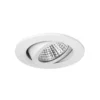 BRUMBERG Foco empotrable LED Seven-R, 2.700 K, blanco mate, aluminio