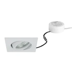 BRUMBERG Foco empotrable LED Tirrel-S, transformador RC redondo, blanco