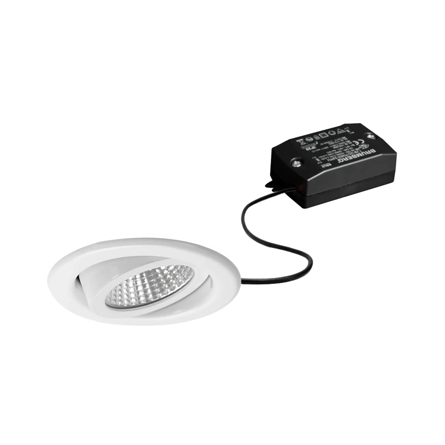 BRUMBERG Foco empotrable LED BB09, encendido/apagado, blanco