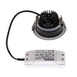 BRUMBERG foco IP65 redondo conmutable cromo