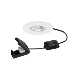 BRUMBERG foco LED BB20 IP65 caja de conexiones on/off blanco texturado
