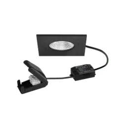 BRUMBERG foco LED BB21 IP65 caja de conexiones on/off negro mate