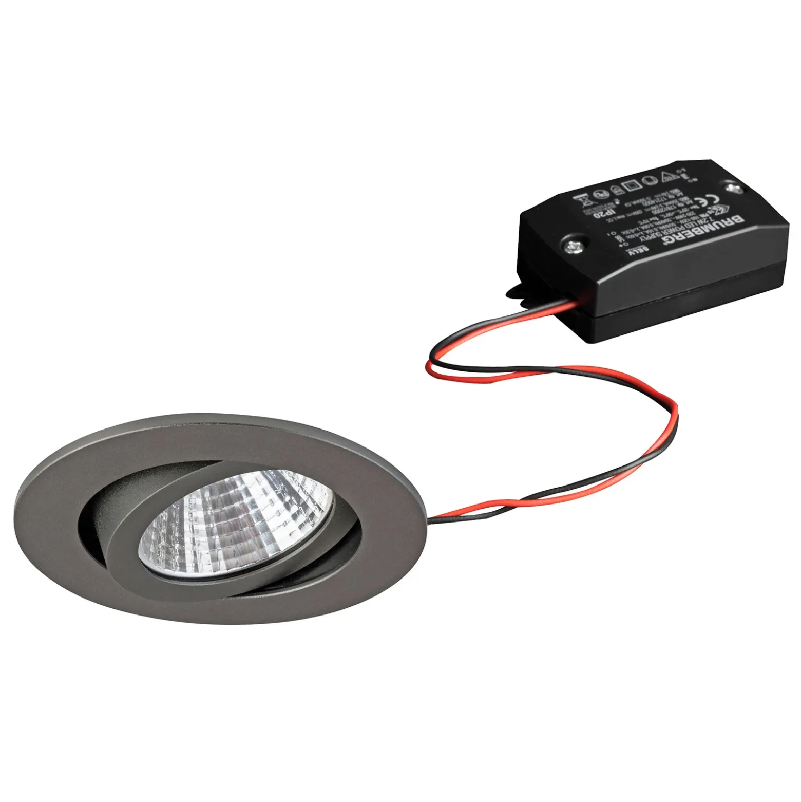 BRUMBERG foco LED 38° redondo titan 2.700K