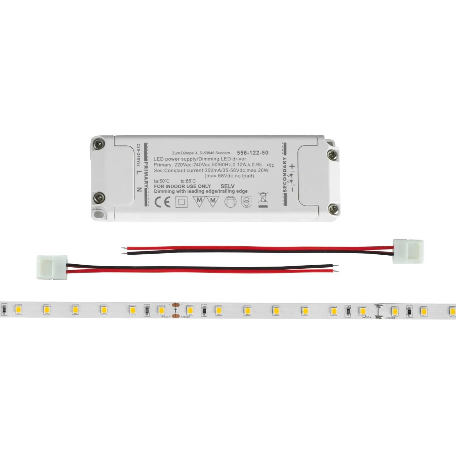 BRUMBERG QualityFlex LED-Strip Set 5m 24W 3,100K