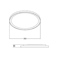 BRUMBERG Sunny Maxi Lámpara de techo LED RC CCT blanco