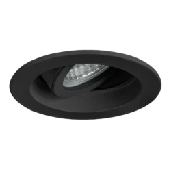 BRUMBERG Tirrel foco empotrable GU10 profundo, redondo, negro