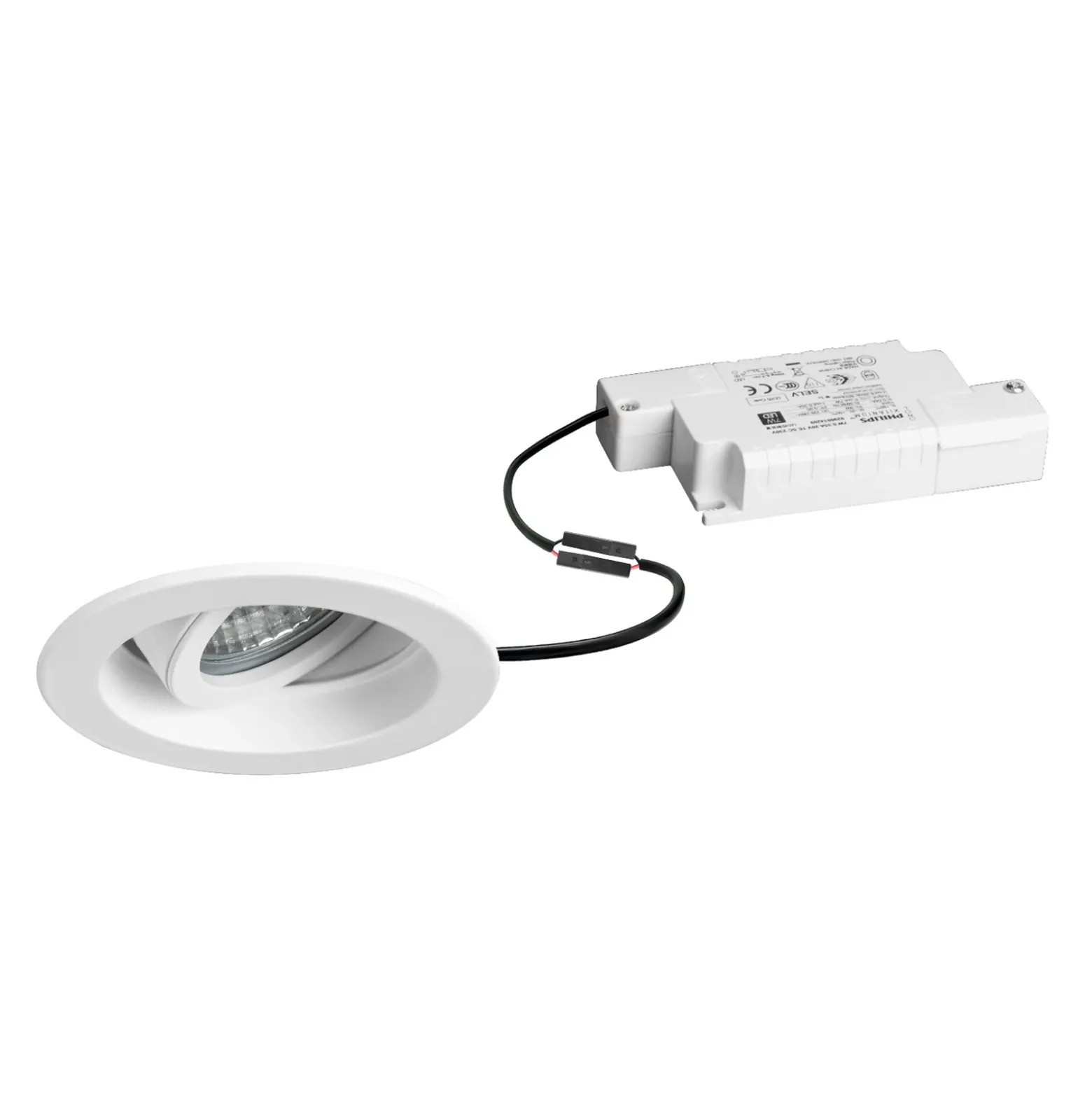 BRUMBERG Tirrel foco empotrable LED profundo RC, 830, redondo, blanco