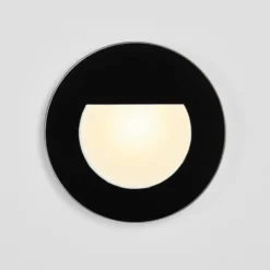BRUMBERG Wall Kit68 foco plano redondo negro