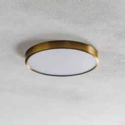 Bully Plafón LED con aspecto patinado, Ø 24 cm