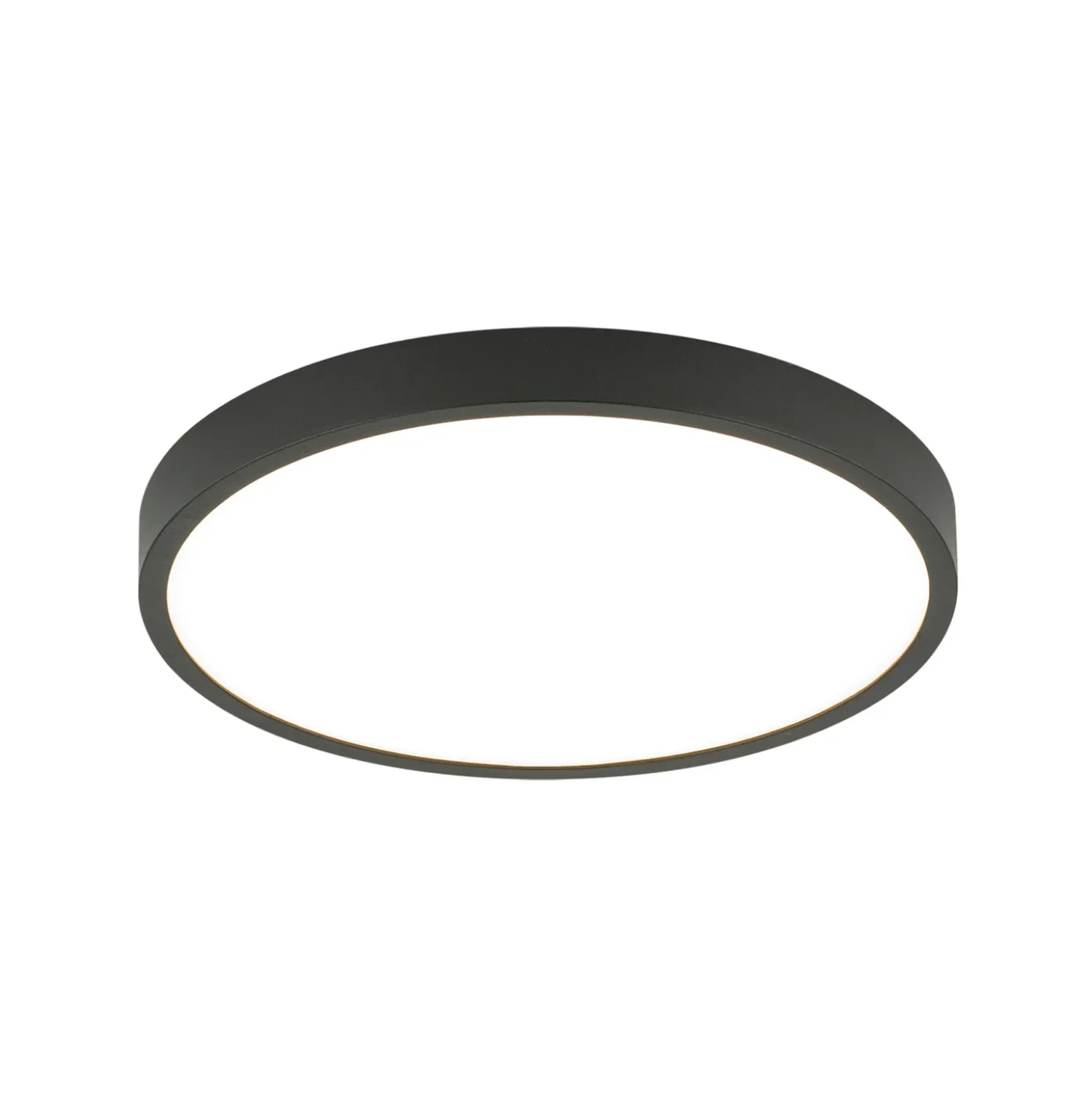 Bully Plafón LED en negro, 3.000 K, Ø24cm