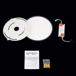 Bully Plafón LED en negro, 3.000 K, Ø24cm
