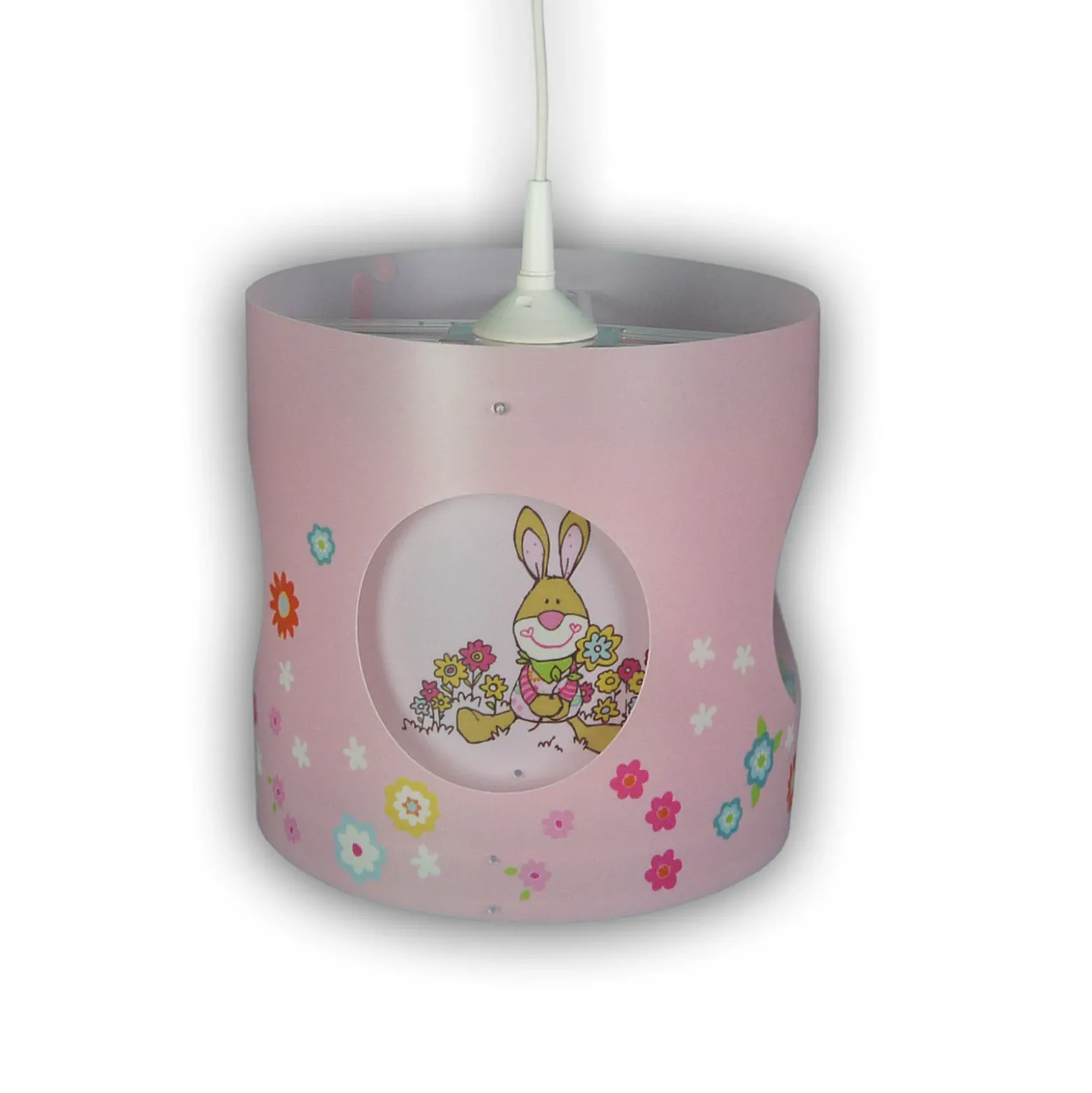 Bungee Bunny lámpara colgante infantil, giratoria