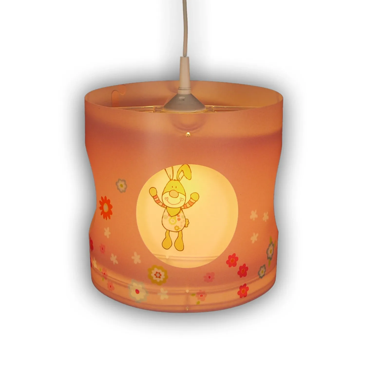 Bungee Bunny lámpara colgante infantil, giratoria
