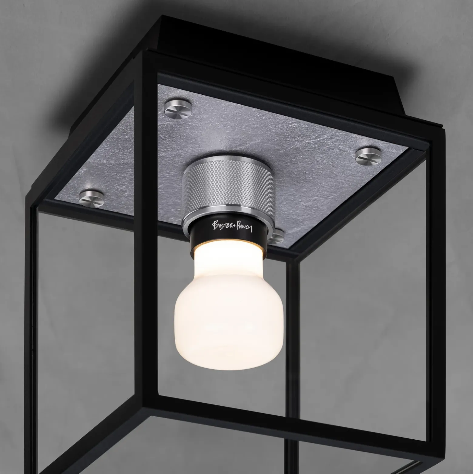 Buster + Punch Caged Wet Small IP44 acero