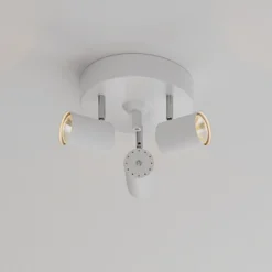 By Rydéns Correct foco techo 3 luces blanco mate