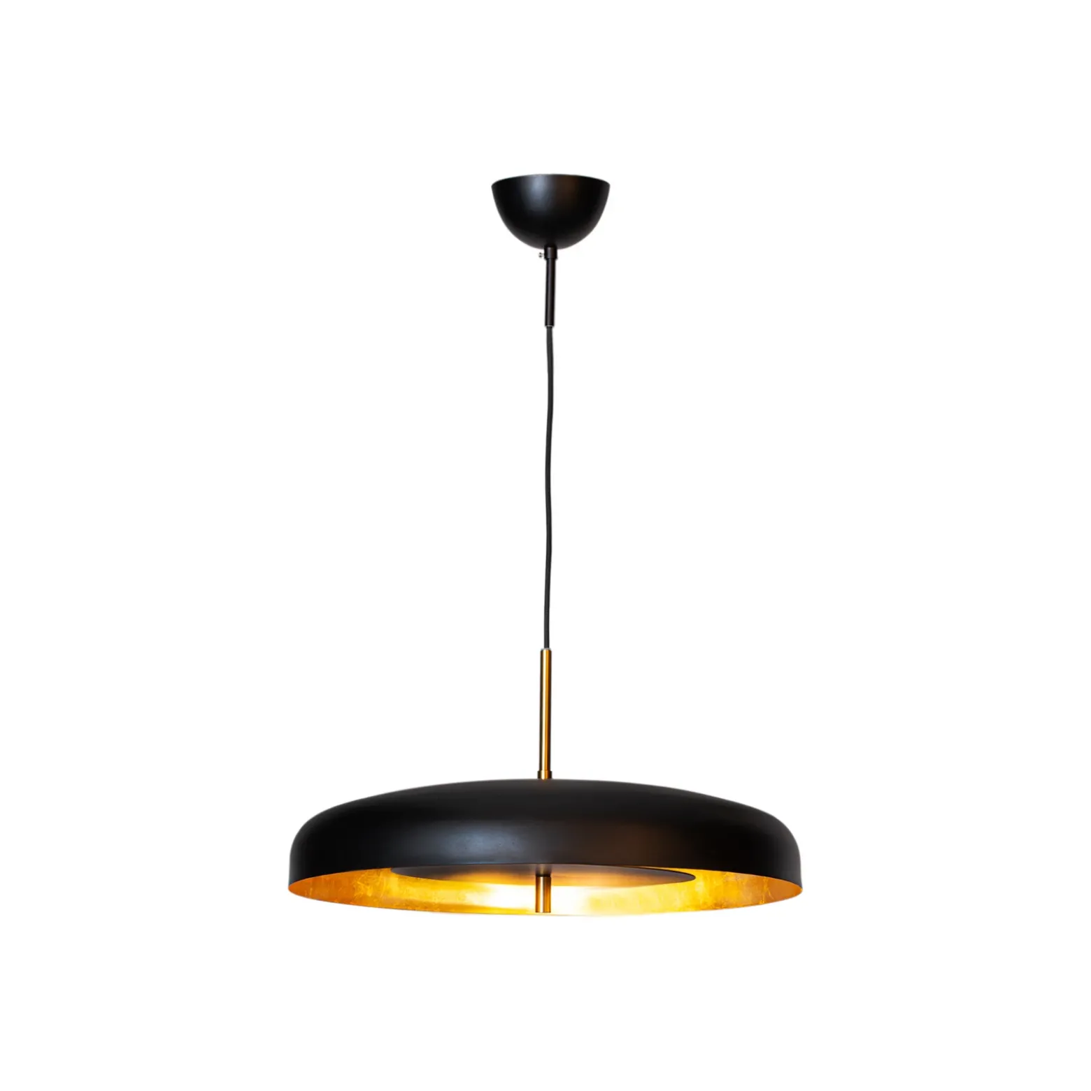 By Rydéns Shelby colgante negro/interior oro
