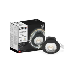 Calex Smart downlight Lámpara de techo empotrable, negra
