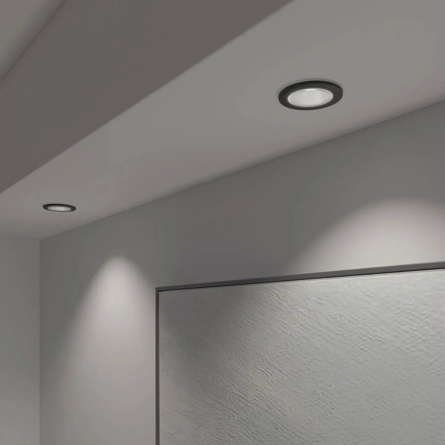 Calex Smart Halo downlight empotrable CCT RGB negro