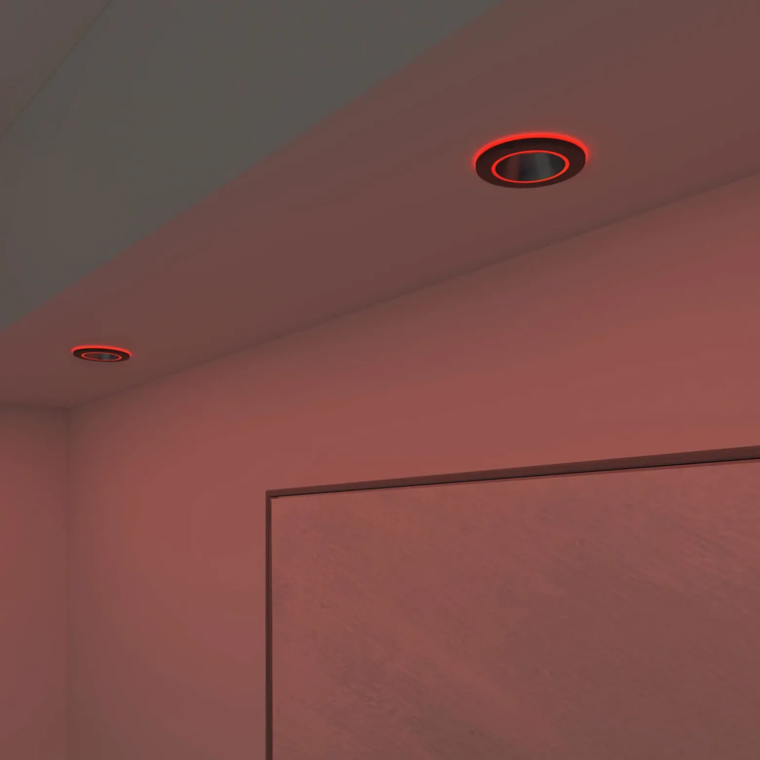 Calex Smart Halo downlight empotrable CCT RGB negro