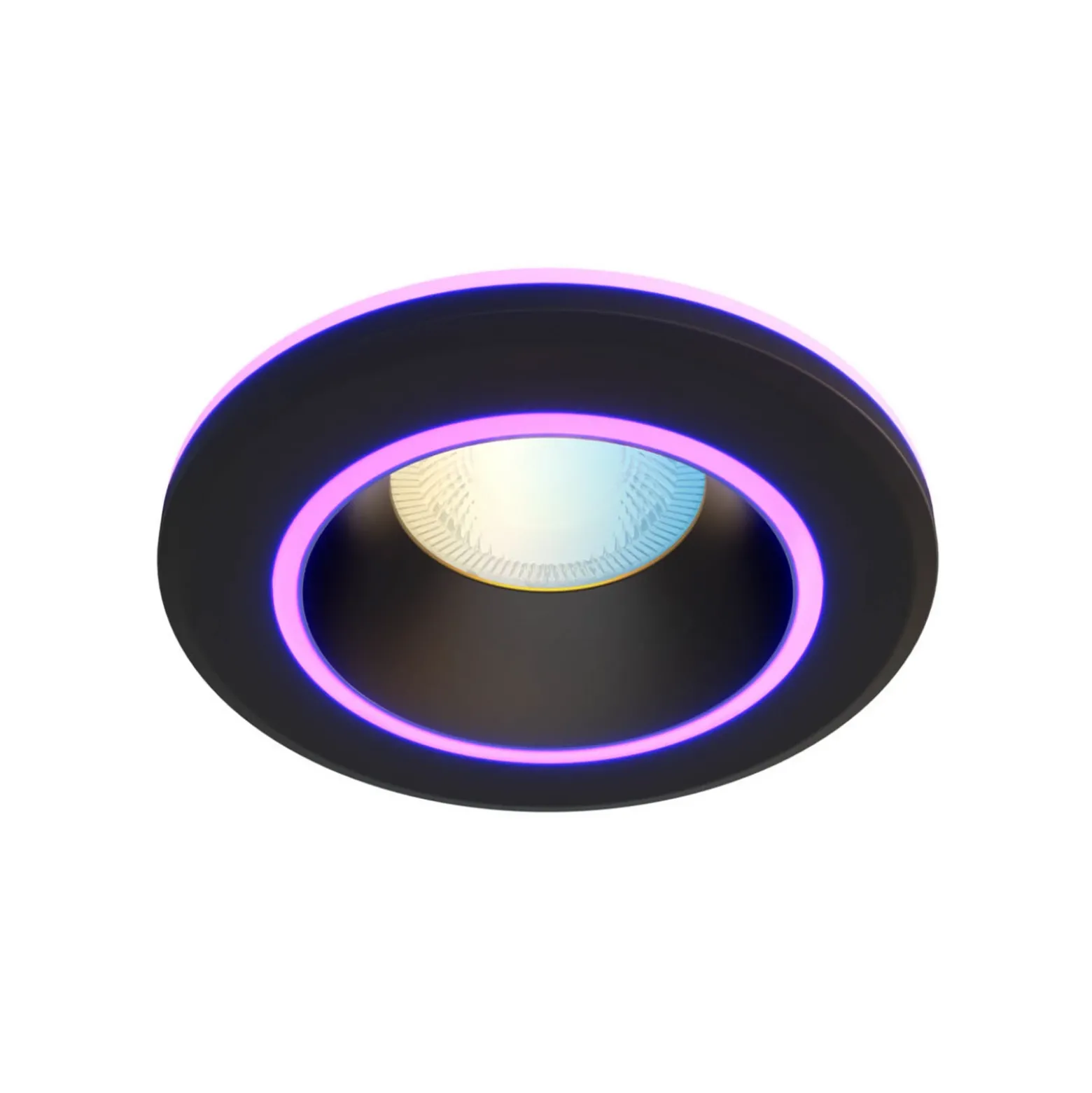 Calex Smart Halo downlight empotrable CCT RGB negro