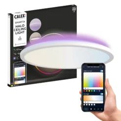 Calex Smart Halo Plafón LED, Ø 40 cm