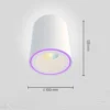 Calex Smart Halo Spot LED downlight de techo, blanco